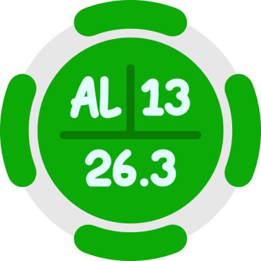 Bir saat simgesinin vektör illüstrasyonu