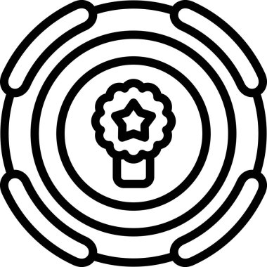 çiçek simgesi vektör illüstrasyonu