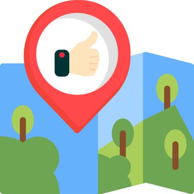 harita gezinme konumu simgesi