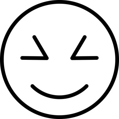 Dış hatlar biçiminde emoji yüz simgesi