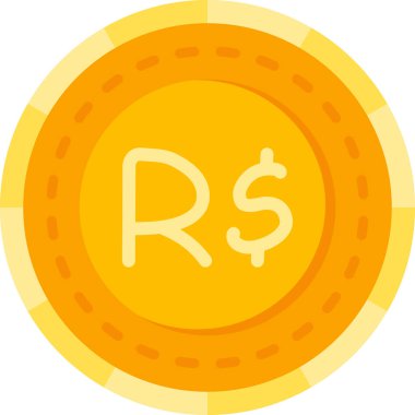 Para birimi. Web simgesi basit illüstrasyon