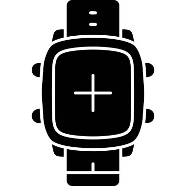 smartwatch vektör düz simge tasarımı