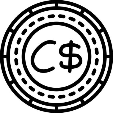 Sikke Simgesi vektör illüstrasyonu