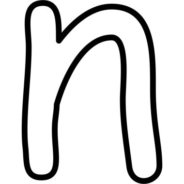 Hayvan köpek kemiği simgesi taslak biçiminde