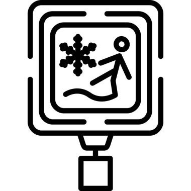 buz buz simgesi vektörü