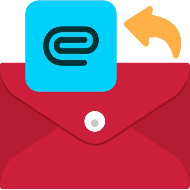 zarf e- posta simgesi düz biçimli