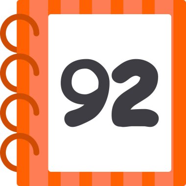 9 numaralı vektör simgesi