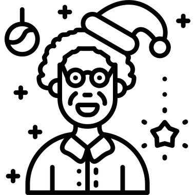 Noel ikonu olan adam, taslak biçimi