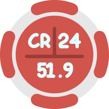 Kronometre simgesi. vektör illüstrasyonu
