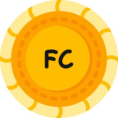 Bozuk para kumarhanesi simgesi düz stil