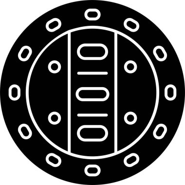 Modern ve temiz bir simgenin vektör çizimi