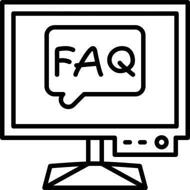 soru simge vektör çizim