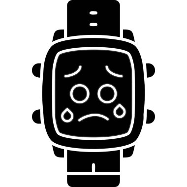 Modern robot simgesinin vektör çizimi