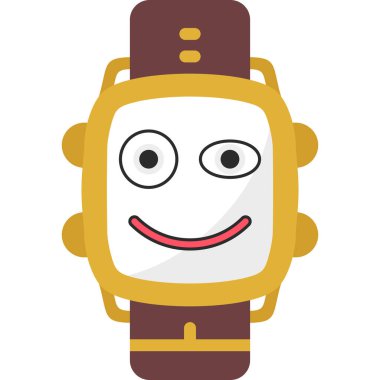 robot ikon vektör illüstrasyonu