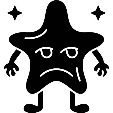 Kızgın yıldız. Basit tasarım