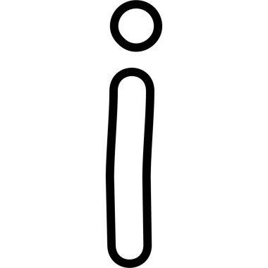 Adam simgesi, beyaz arkaplanda izole edilmiş basit vektör çizimi