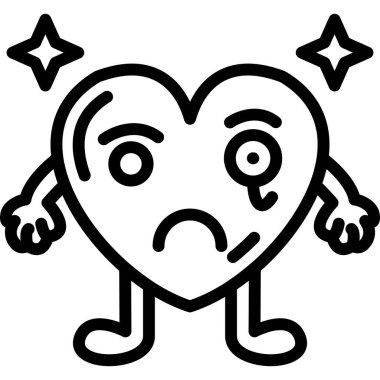 kalp simgesi vektör simgesi