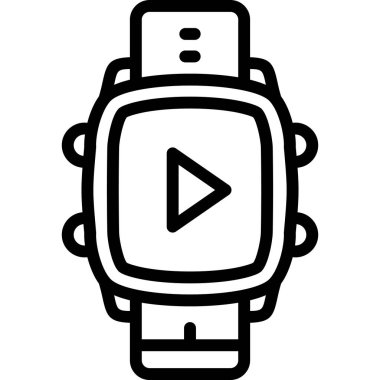 vektör çizgisi simgesini izle