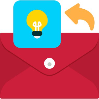 zarf e- posta simgesi düz biçimli