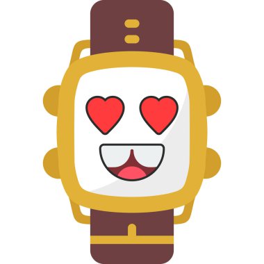 Alarm saat simgesi vektörde. Alarm saati