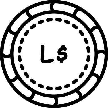 Para için. Web simgesi basit tasarım