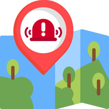 konum haritası pin simgesi