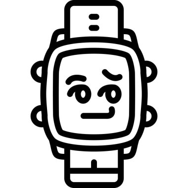 robot baş simgesi, özet biçimi