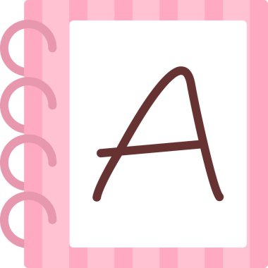 alfabe harfi düz bir simge