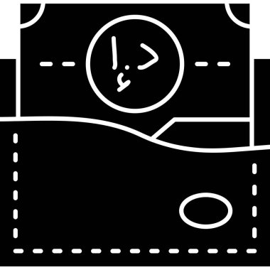 Bir araba simgesinin vektör illüstrasyonu