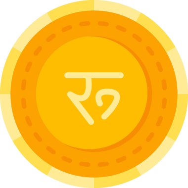 rura para birimi vektör simgesi