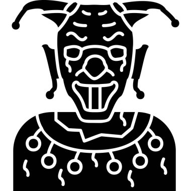 Eski Mısır simgesinin katı stili