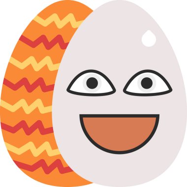 Şirin yüz çizgi filminin vektör çizimi