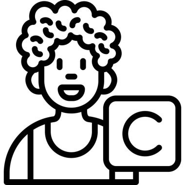 avatar çocuk simgesi ana hatlarıyla