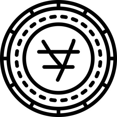 Para için. Web simgesi basit tasarım