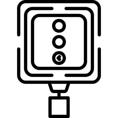 kamera kamera fotoğrafçılık simgesi ana hat biçiminde