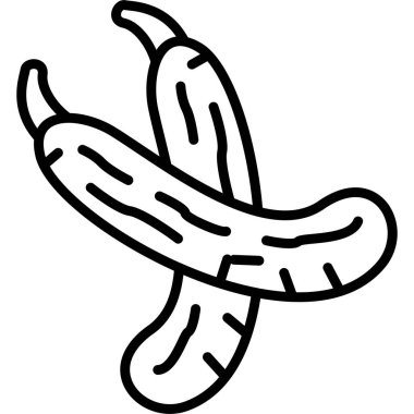 Sosis simgesi, taslak biçimi