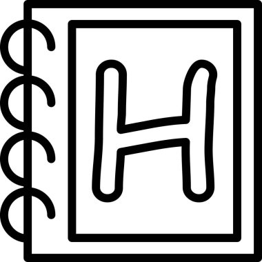 Hastane. Web simgesi basit illüstrasyon