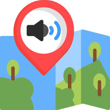 konum navigasyon pin simgesi