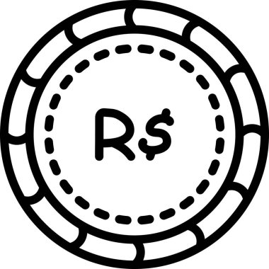 Ruble madeni para. Web simgesi