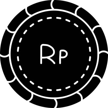 Bozuk para simgesinin vektör illüstrasyonu