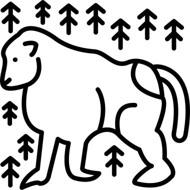 Bir köpeğin vektör çizimi