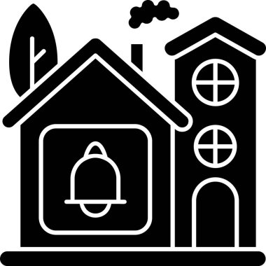 Evin vektör illüstrasyonu