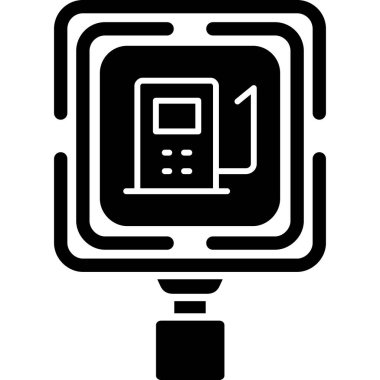 Akıllı izle kutsal kişilerin resmi, vektör çizim