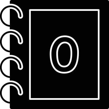 kitap simgesi vektör illüstrasyonu