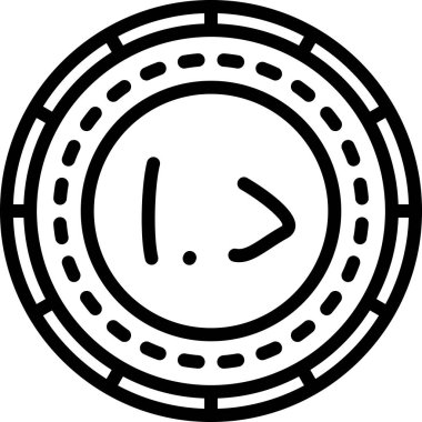 para simgesi, vektör illüstrasyonu