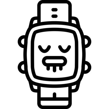 robot simgesi, vektör tasarımı