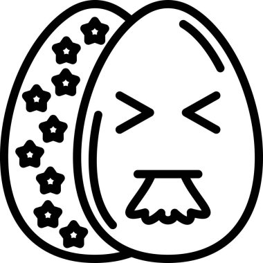 Yumurta Simgesi, Vektör illüstrasyonu