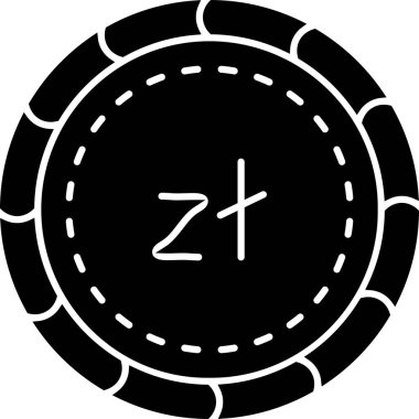 Casino çip vektör simgesi