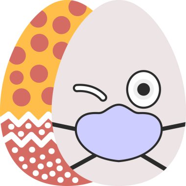 Paskalya yumurtası. Basit resimleme