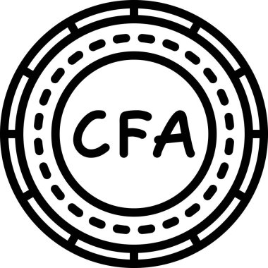 Sikke vektör simgesi modern basit tasarım